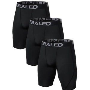 3 pack of mens compression shorts sizes small & medium